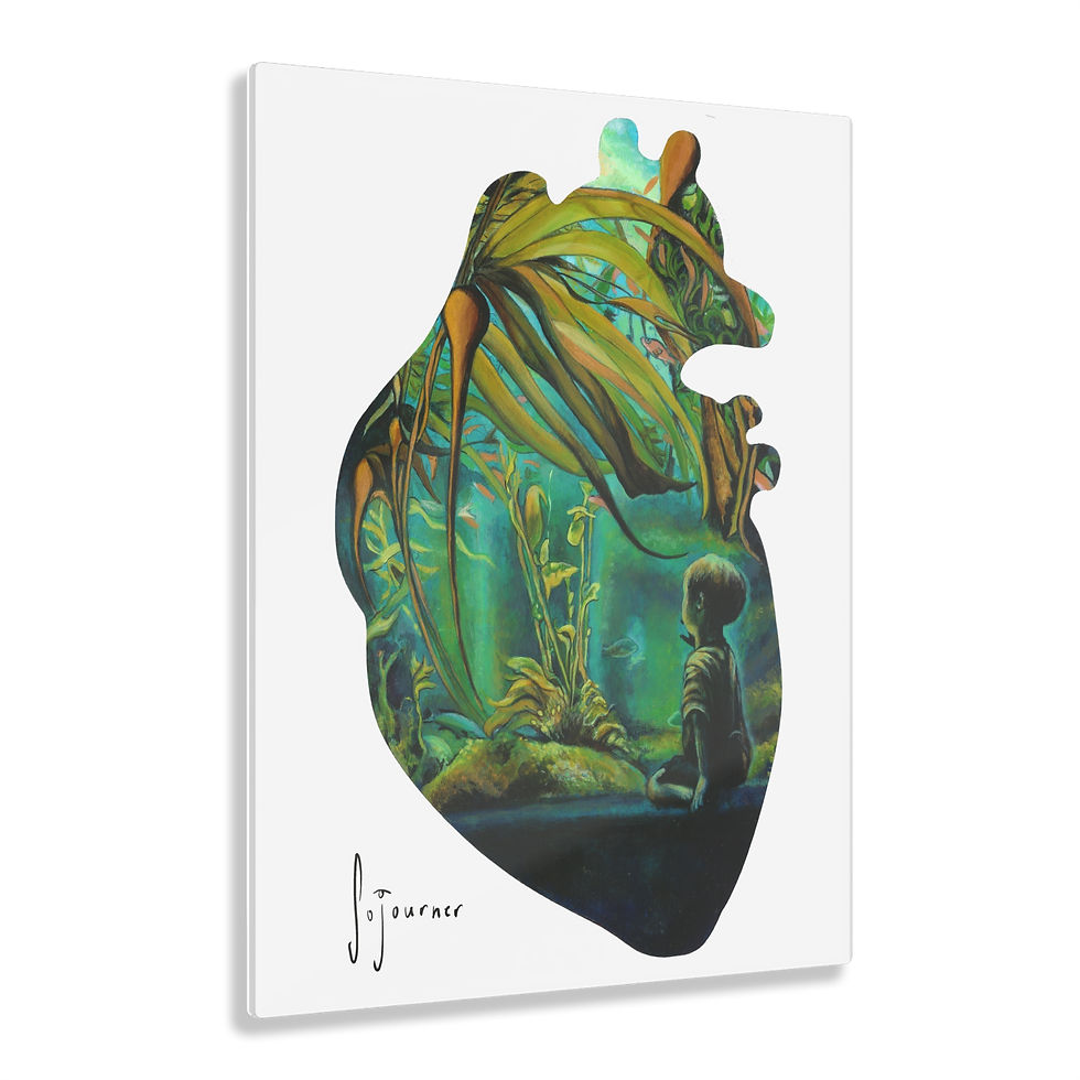 Boy Heart Acrylic Prints