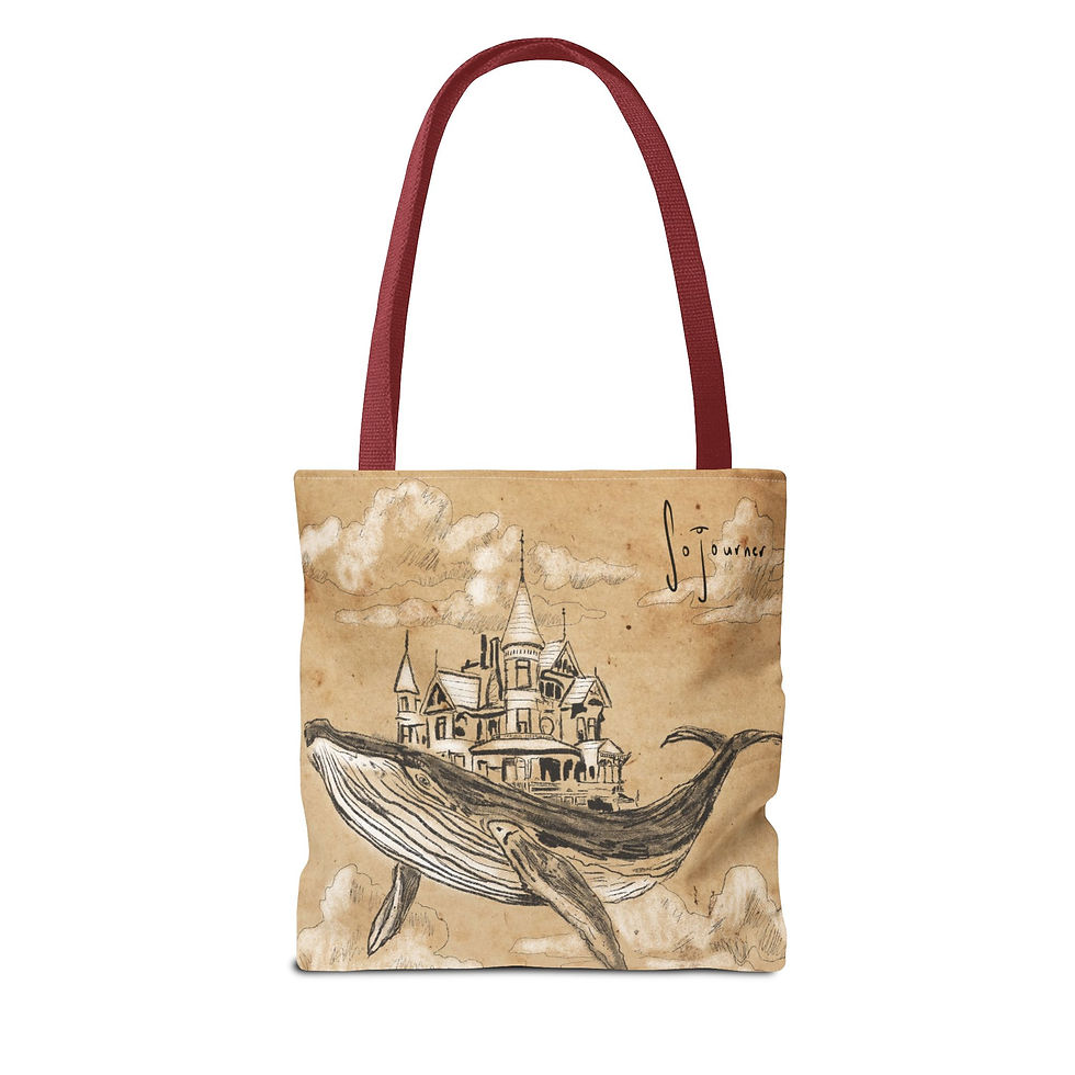 Thumbnail: Whale of a House - Tote Bag (AOP)