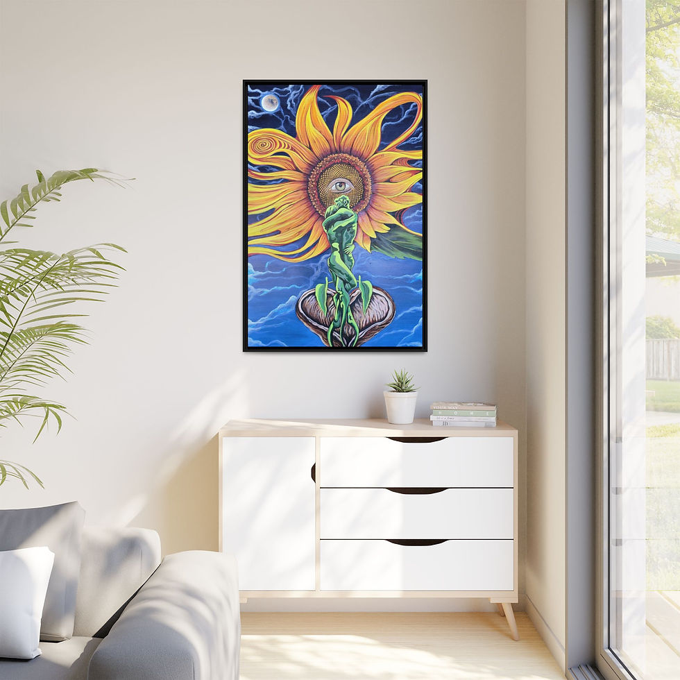 Thumbnail: Devotion- Matte Canvas, Framed (Multi-color)