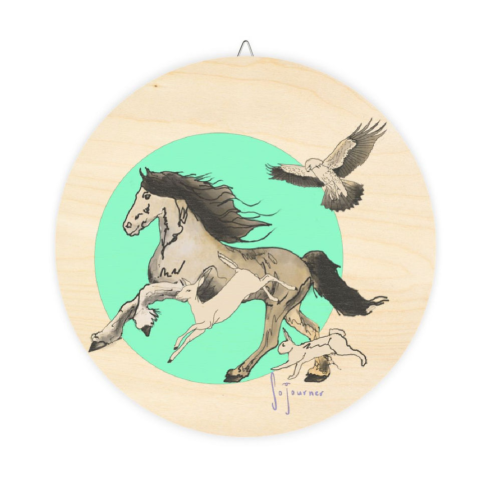 Thumbnail: Wood print “wilderness”