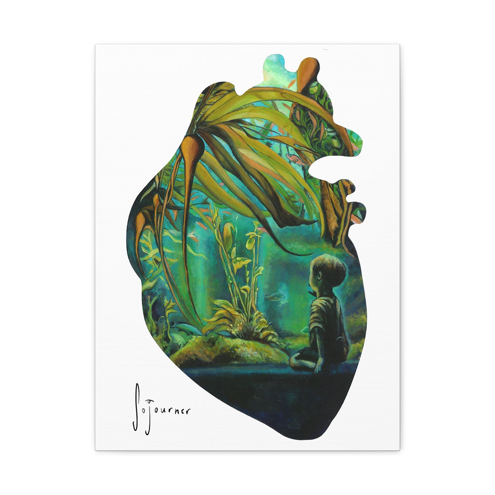 Thumbnail: Boy Heart Canvas Gallery Wraps