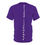 Thumbnail: Dark Purple Funky cat Unisex Cut & Sew Tee (AOP)