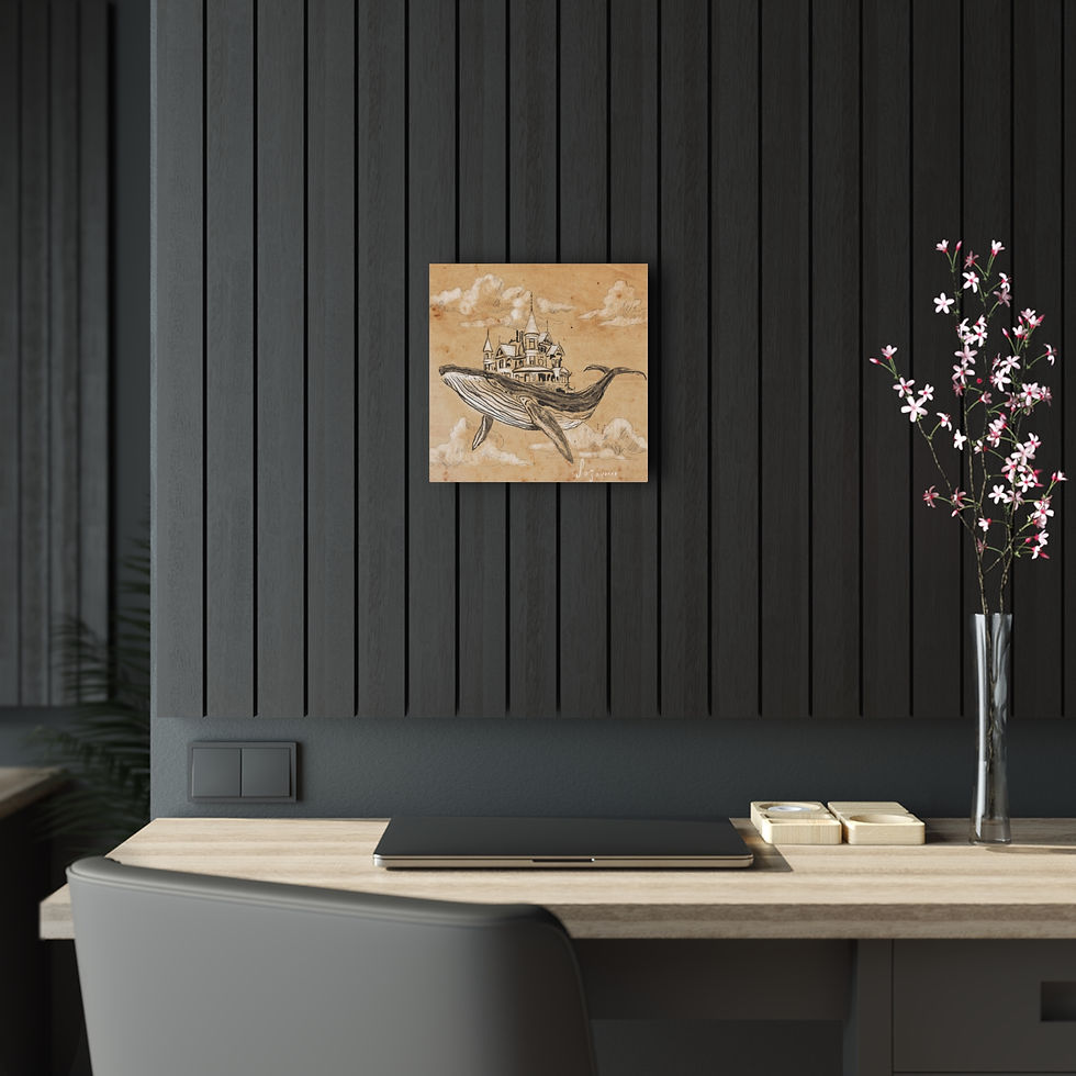 Thumbnail: Whale of a House Acrylic Print