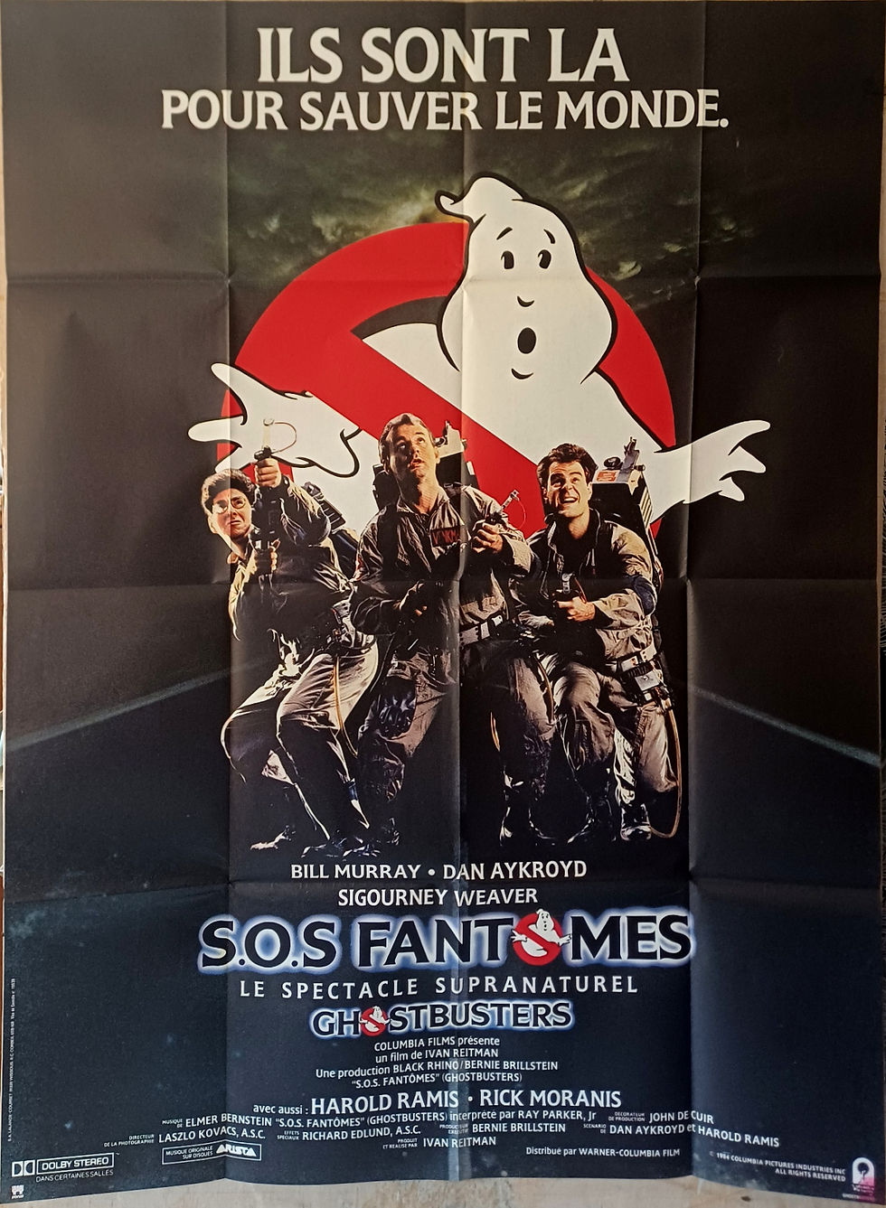 S.O.S FANTÔMES - Affiche de cinéma - 120x160cm. - 1984