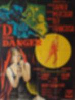 Affiche D pour Danger 120x160cm