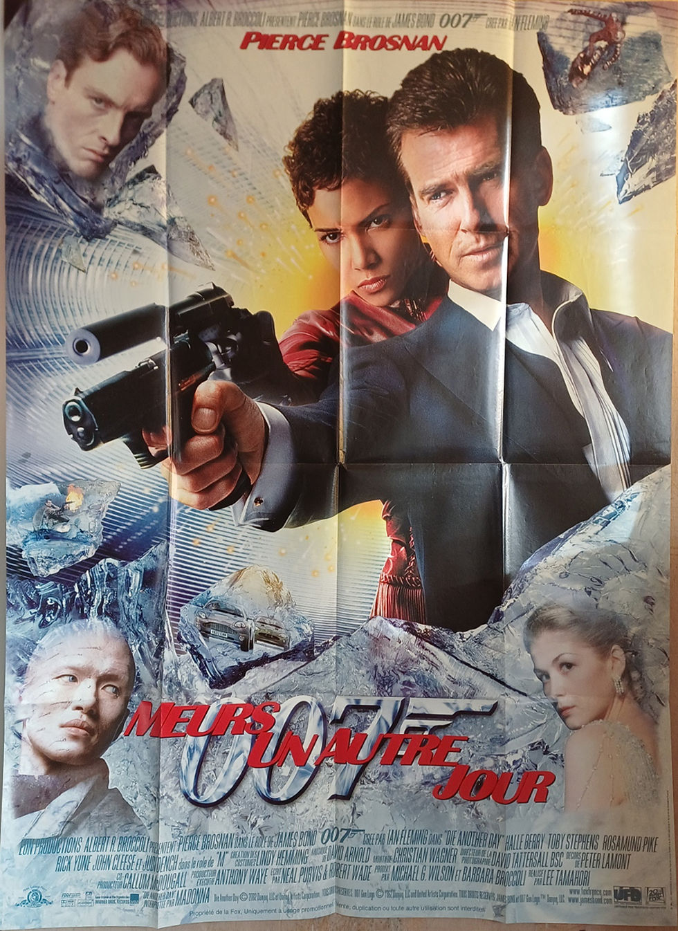 Meurs un autre jour - Affiche de cinéma - 120x160cm - 2002