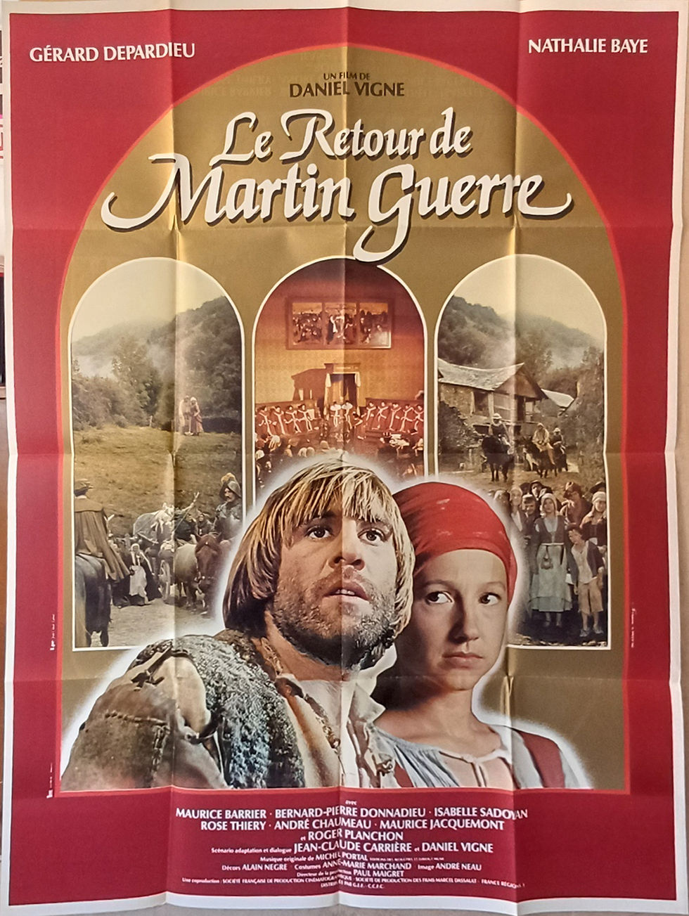 LE RETOUR DE MARTIN GUERRE - Affiche de cinéma - 120x160cm. - 1982