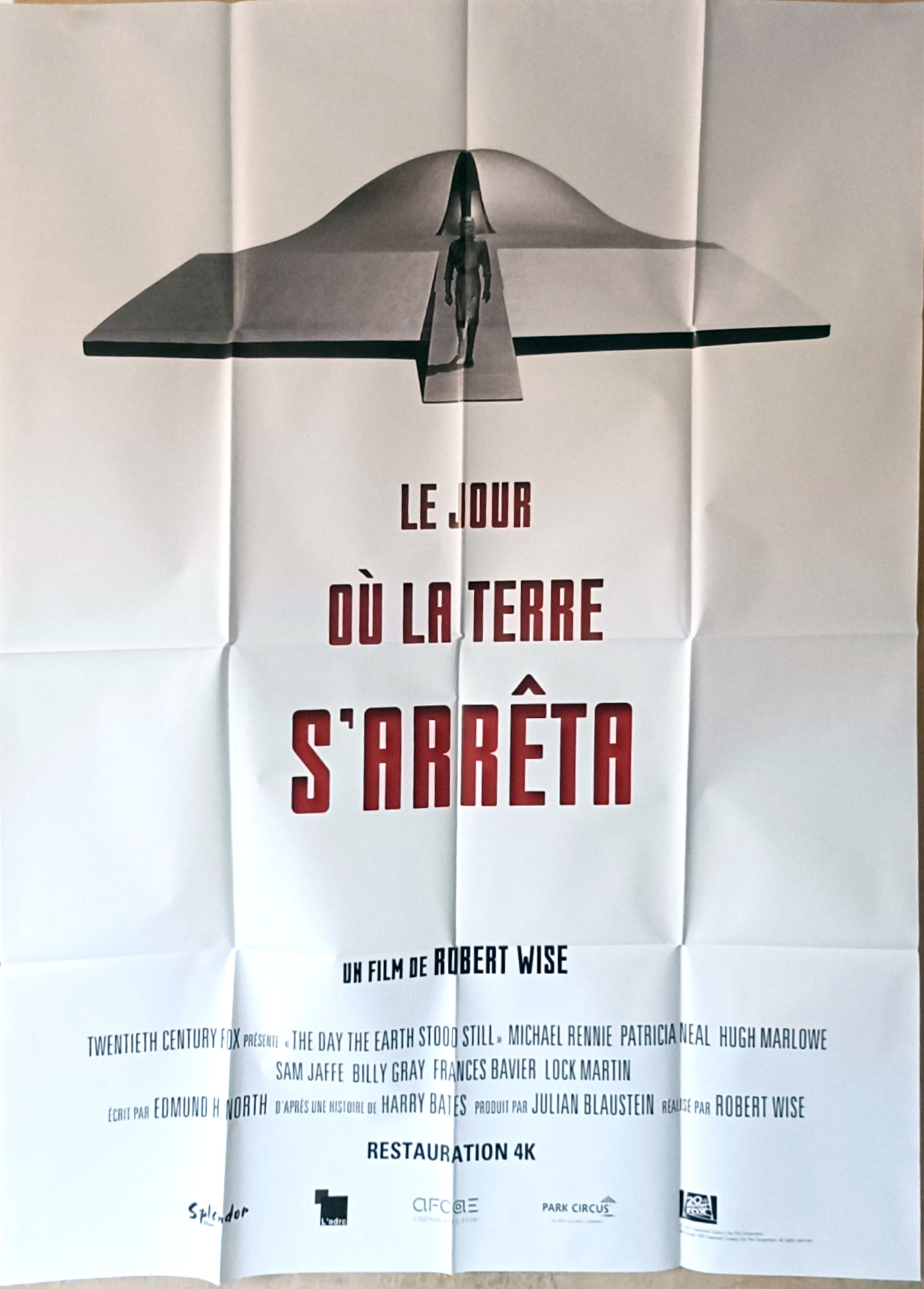 LE JOUR OÙ LA TERRE S'ARRÊTA - Affiche de cinéma - 120x160cm. - R2018