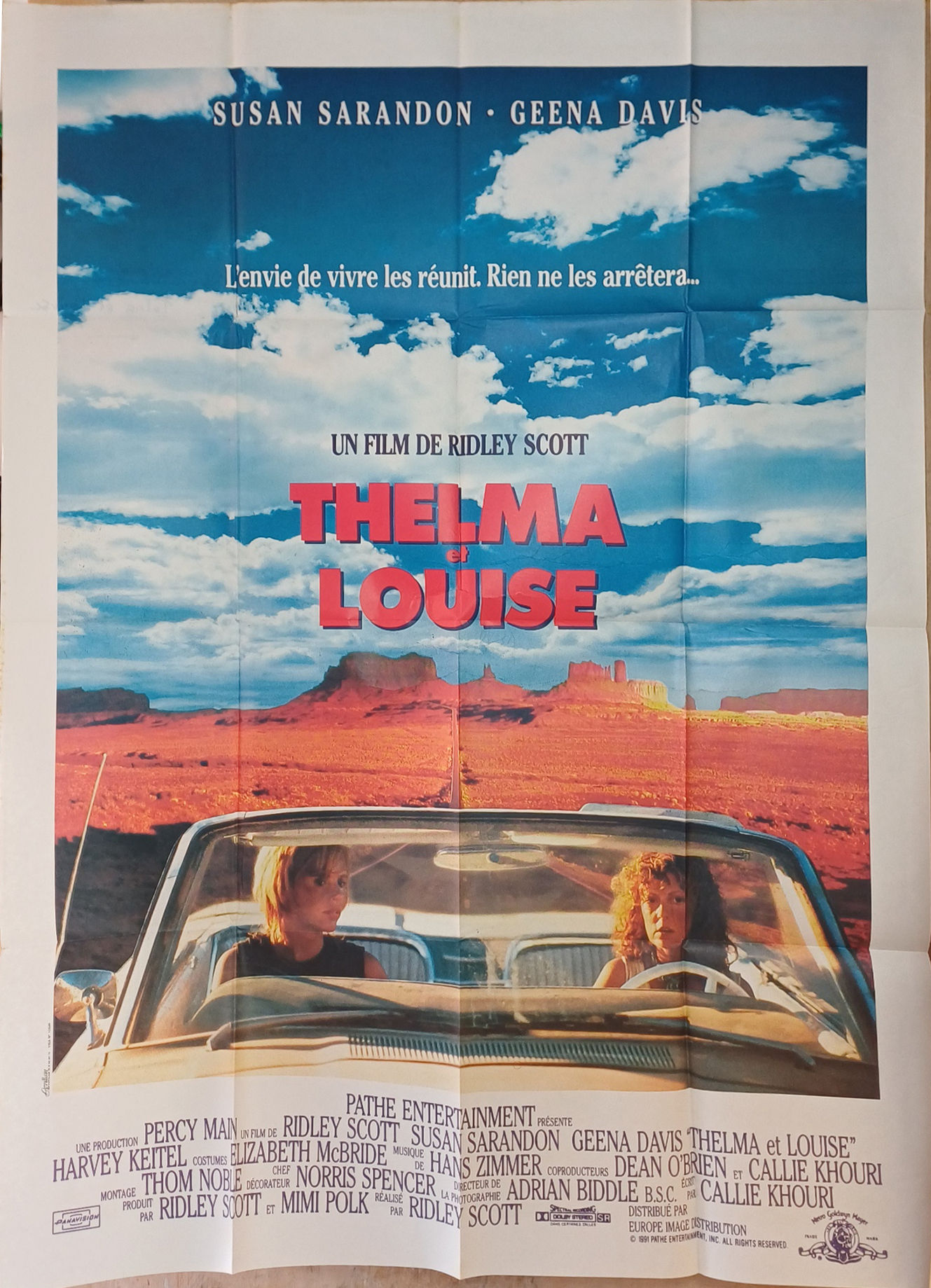 Thelma & Louise - Affiche de cinéma - 120x160cm - (1990)