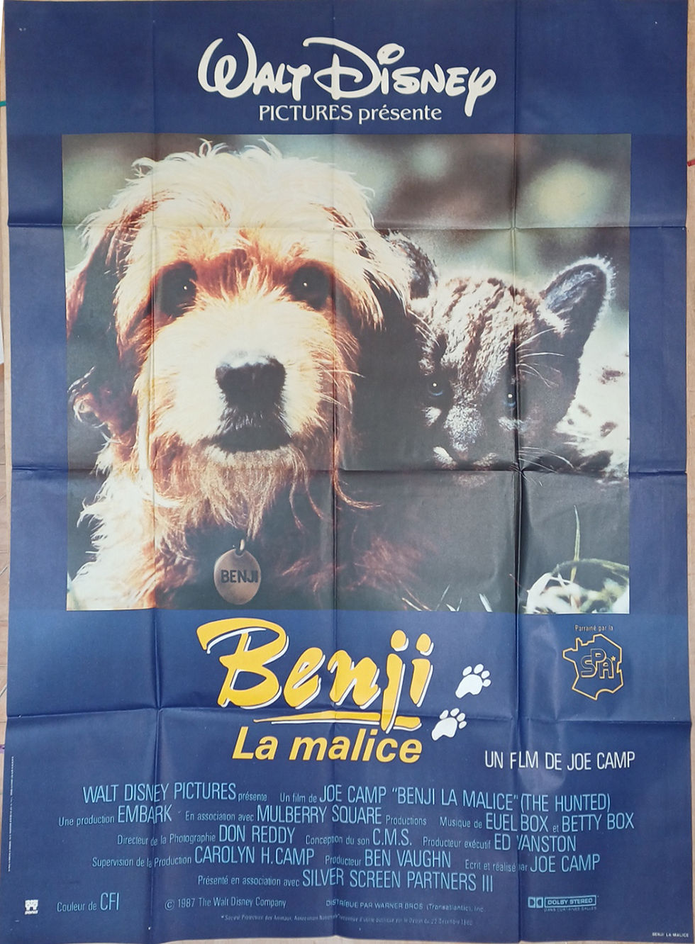 Affiche originale Benji la malice
