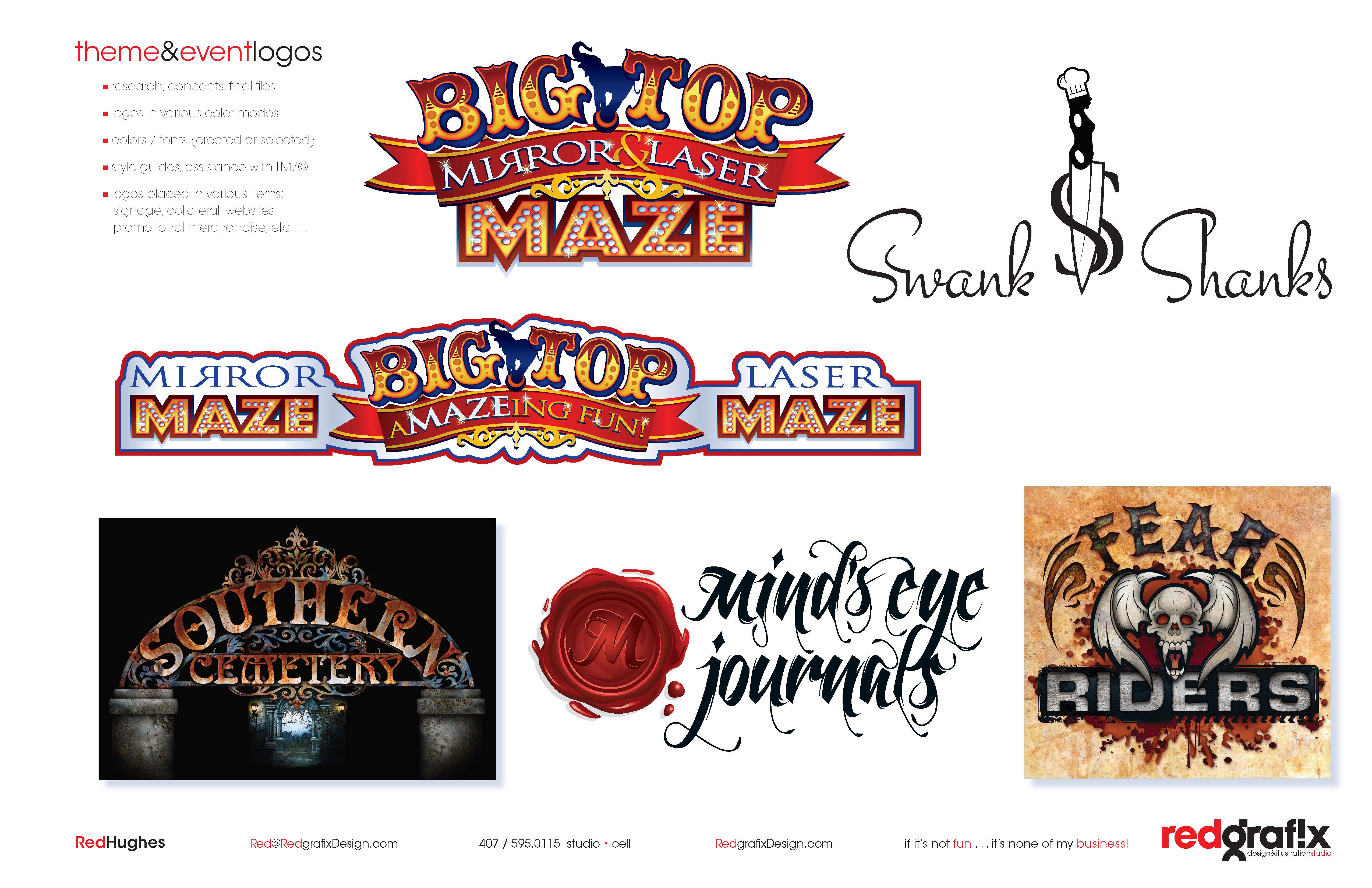 Attraction, Event, Business Logos