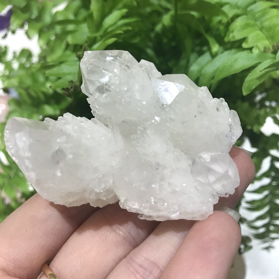 Thumbnail: Clear Sugar Quartz cluster from Madagascar 