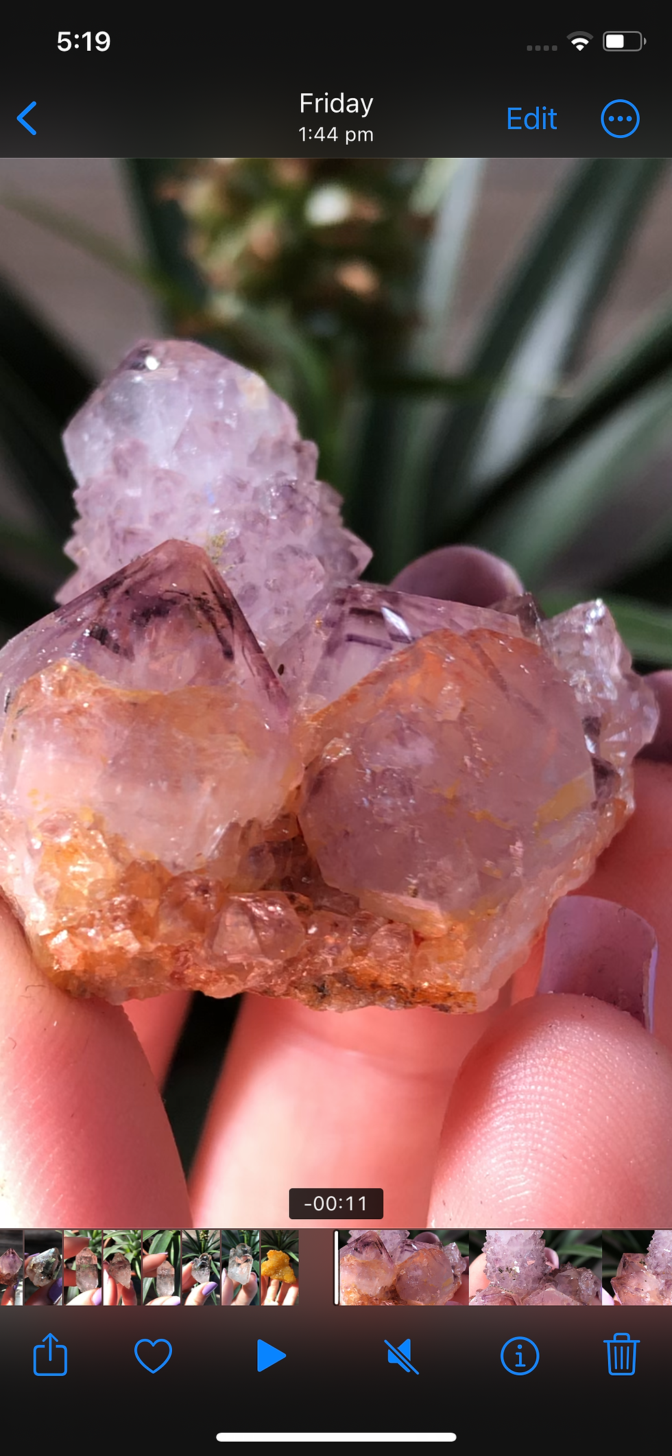 Thumbnail: Dark Purple Spirit Amethyst from South Africa 