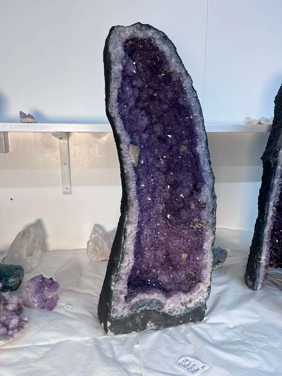 Thumbnail: large amethyst geode high grade extra high quality brazilian amethyst church big crystals
