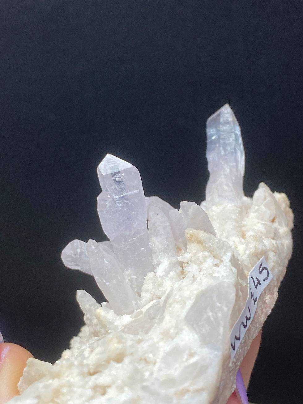 Thumbnail: Extra rare amethyst from USA wah wah mountains with high quality clear points