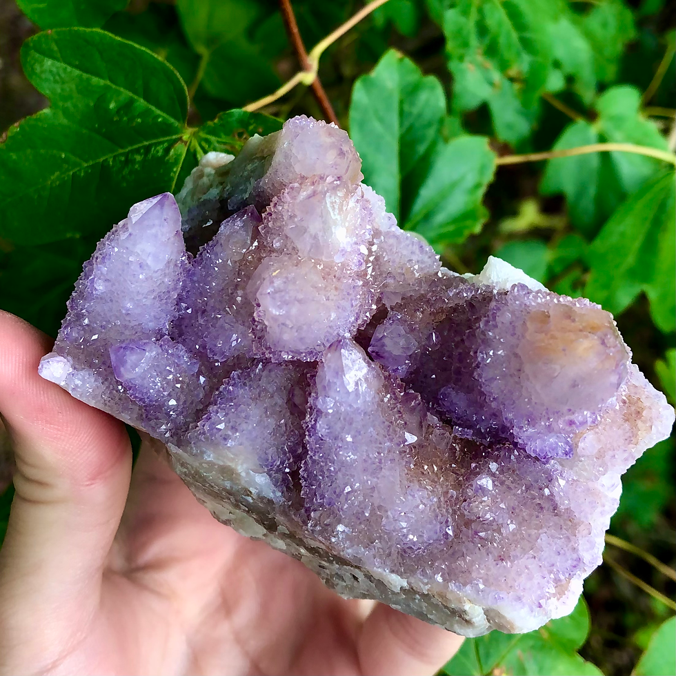 Thumbnail: Lilac Spirit Amethyst Cluster Spirit Quartz from South Africa