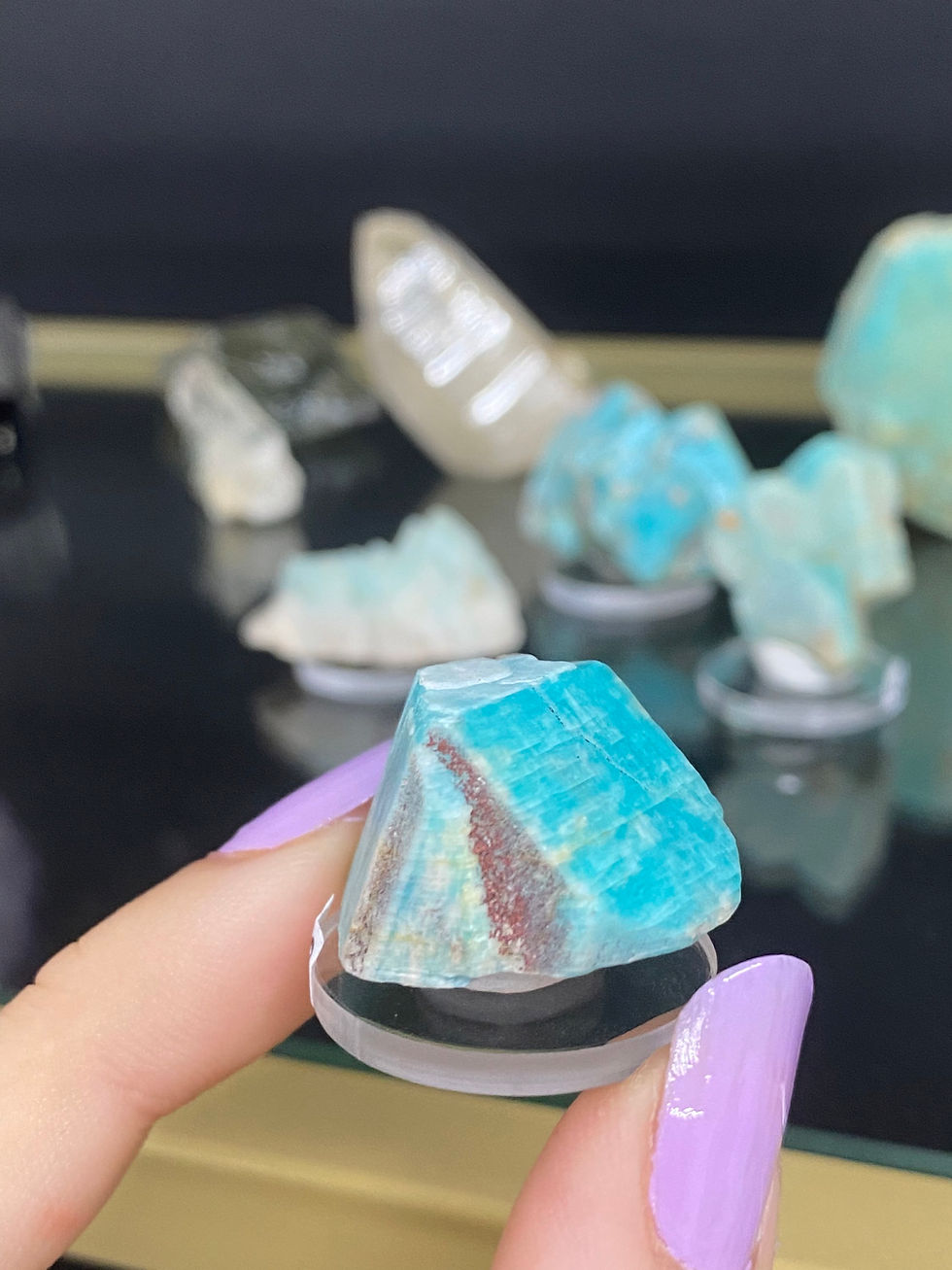 Thumbnail: Amazonite Crystal Formation from Colorado USA