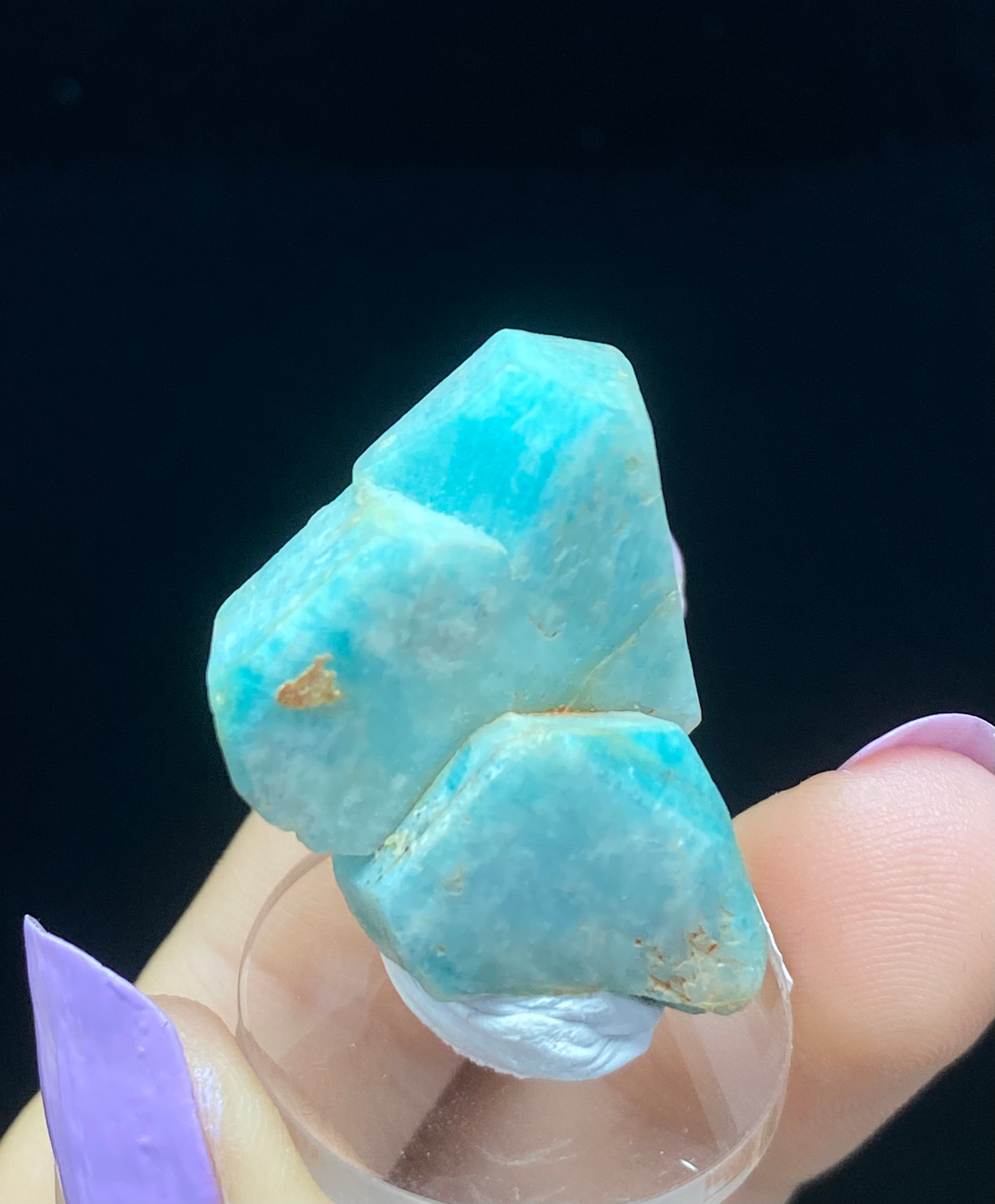 Amazonite formation from Colorado USA with great formation