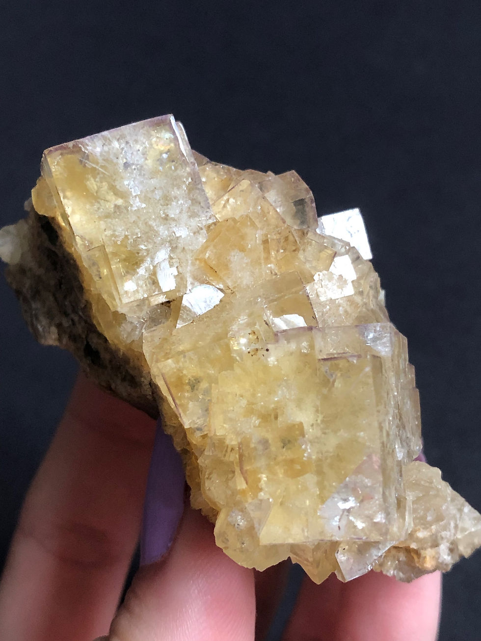 Thumbnail: Fluorite from Wet Grooves Mine UK