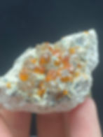 Thumbnail: Spessartine garnets on Smoky Quartz from Fujian China