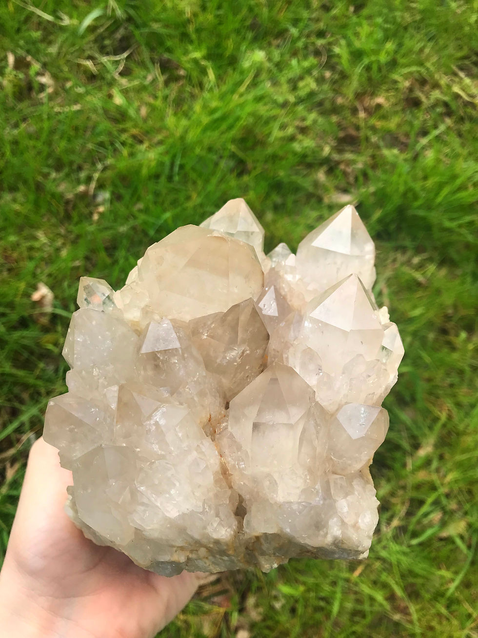 Thumbnail: Large Natural Citrine Cluster