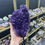 Thumbnail: Large Dark Purple Amethyst on Stand From Brazil