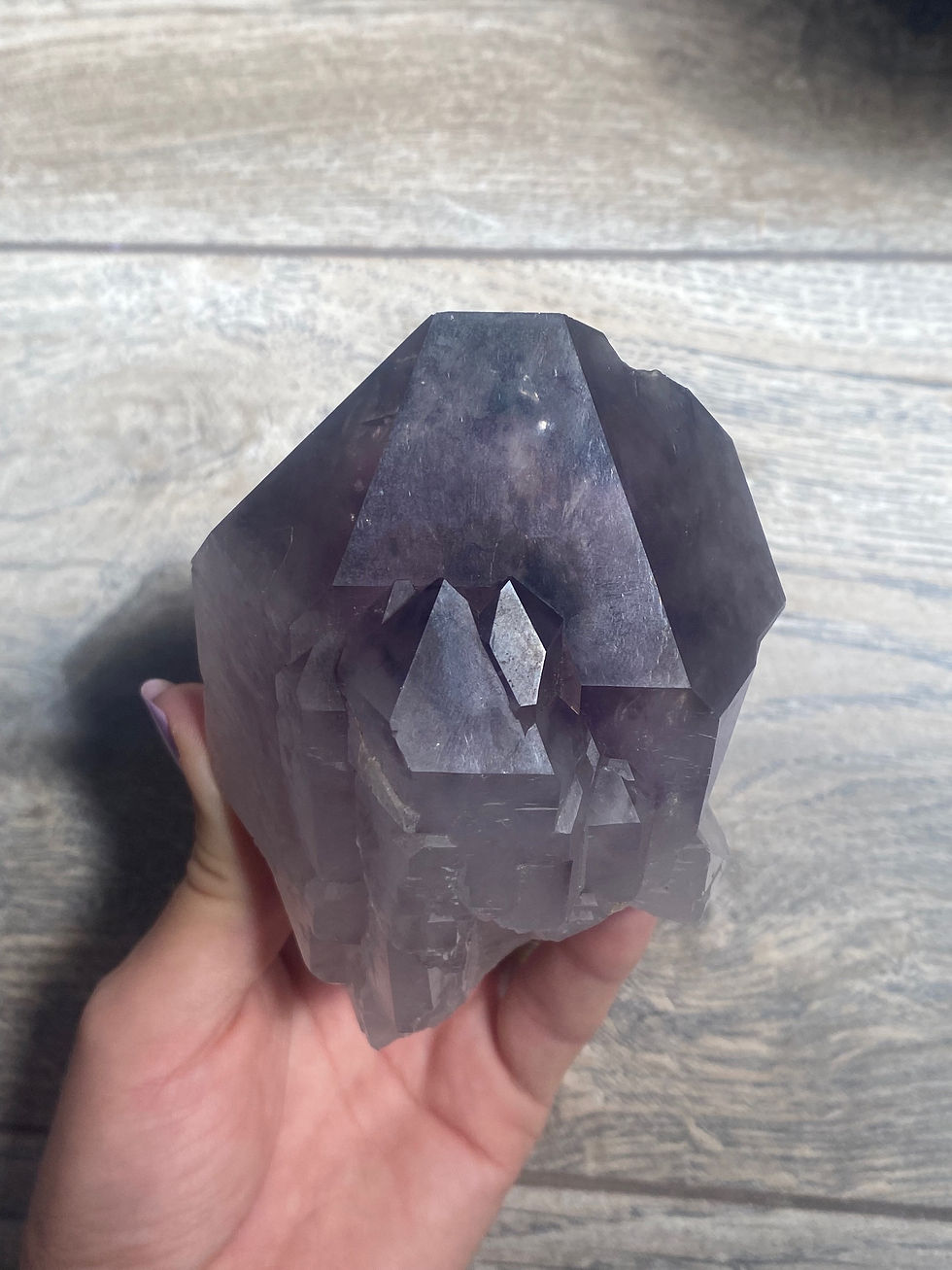 Thumbnail: Large Amethyst Elestial Point from Bolivia 