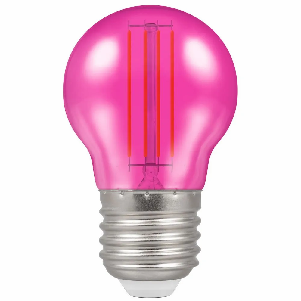 LED Filament Harlequin Round • 4.5W • Pink • ES-E27 13889