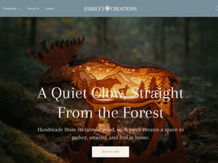 Family's Creations: eCommerce Website