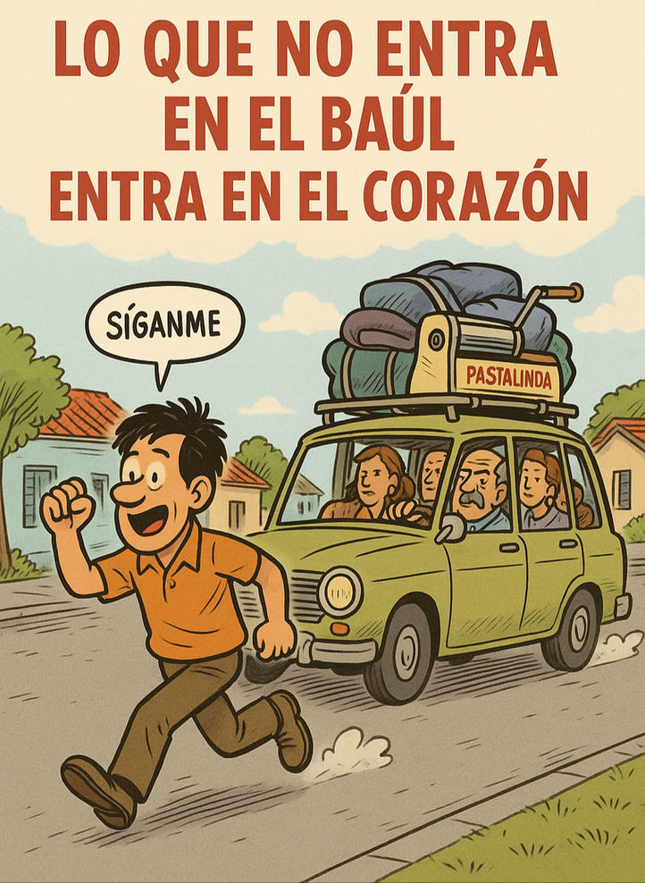 Lo que no entra en el baúl, entra en el corazón.