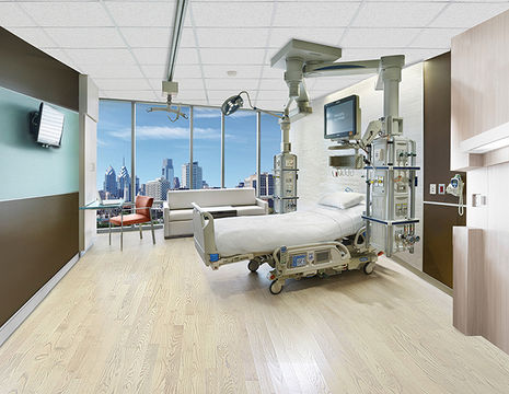 Superimpose - privacy glass for healthcare setting