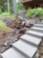 Custom-Built, Slope-Defying Concrete Steps in Vancouver