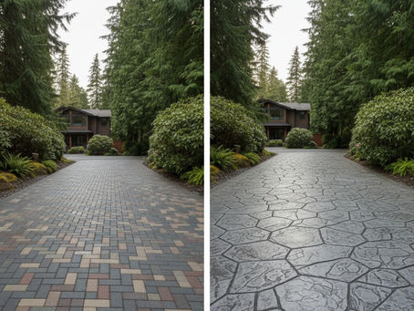 Pavers vs Stamped Concrete in Vancouver, WA