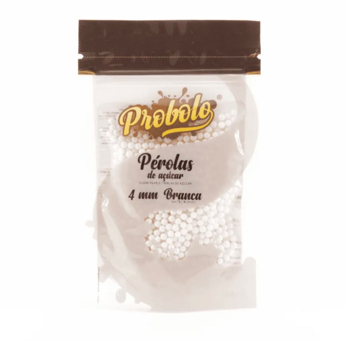 Perlas de azúcar blanca 4mm 60gr