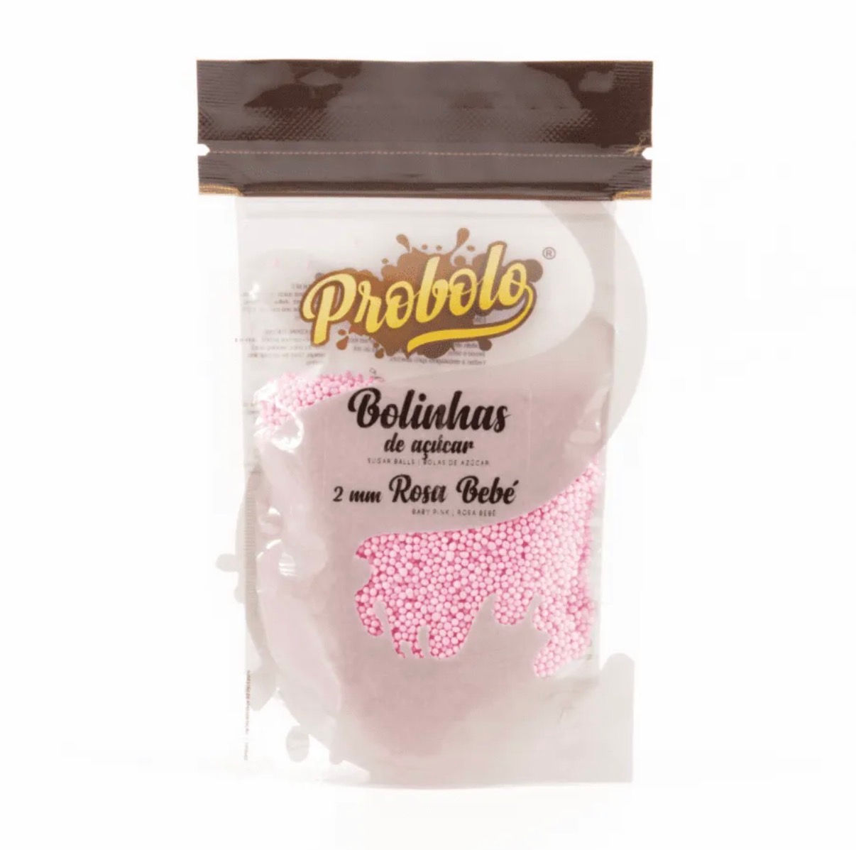 Bolitas de azúcar rosa 2mm 60gr