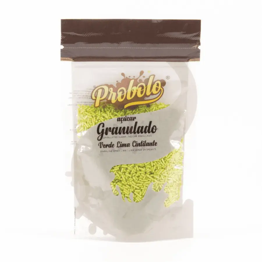 Fideo de azúcar verde lima bolsa 60 gr.