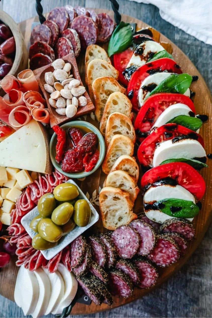 Arranged Food and Objects