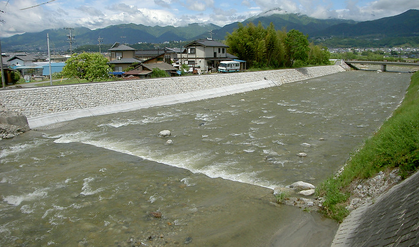 河川改修 完成