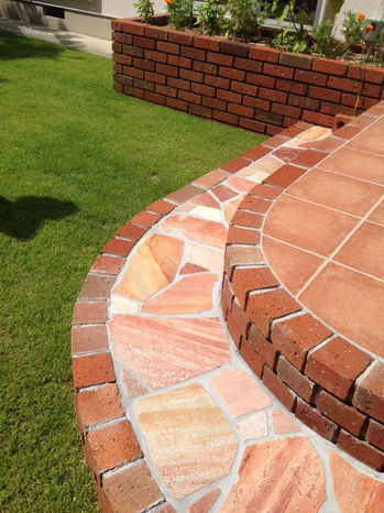 テラコッタの階段