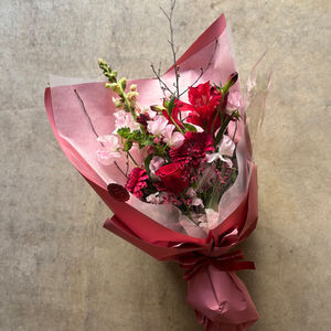 季節のおまかせブーケ|レッド