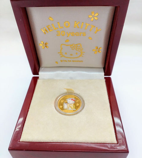 K24 ハローキティ 30周年 1/4oz プルーフ金貨【No.1033】 | SUNRIZE