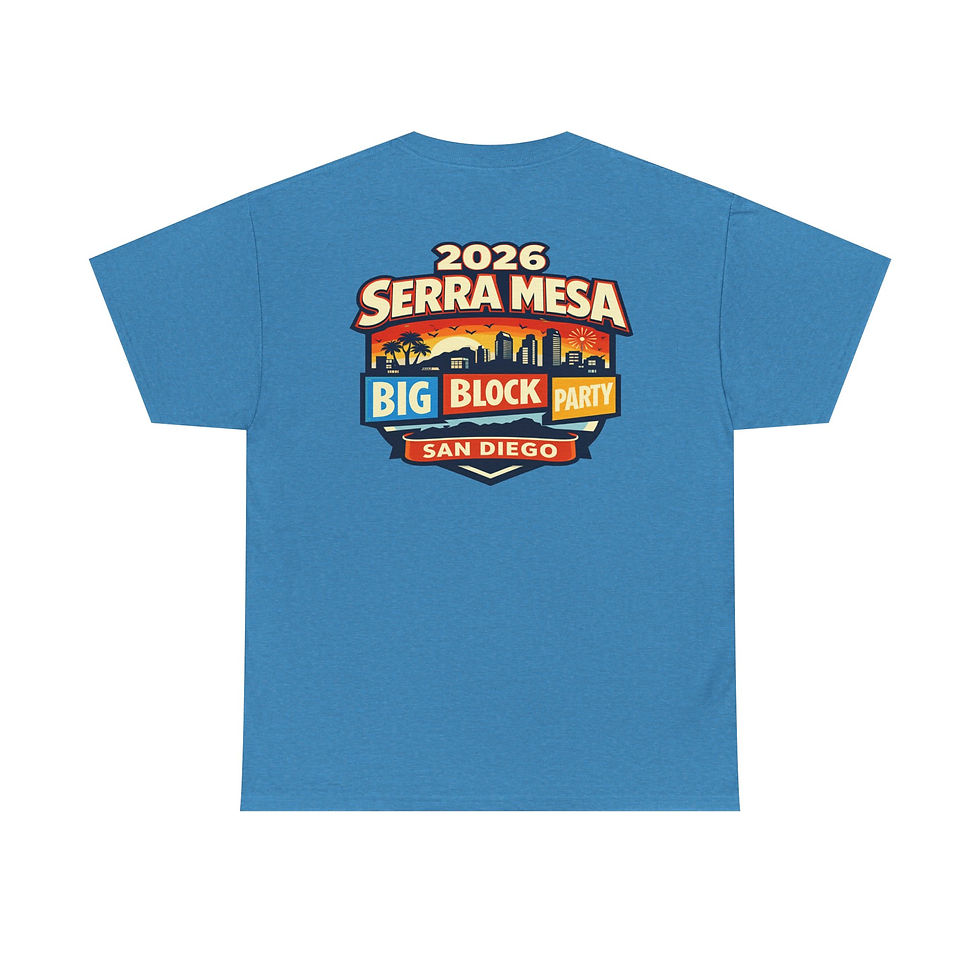 Thumbnail: Serra Mesa 2026 SMBBP Logo Tee
