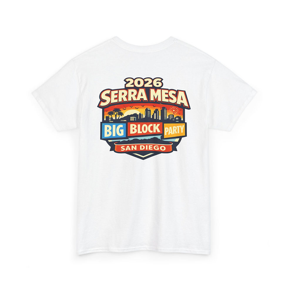 Thumbnail: Serra Mesa 2026 SMBBP Logo Tee