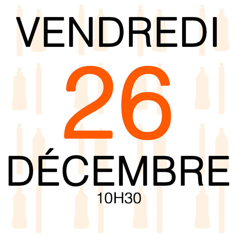 Atelier du Vendredi 26 décembre 2025, 10H30