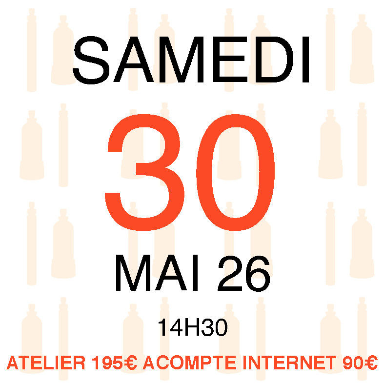 Atelier du Samedi 30 mai 2026, 14H30