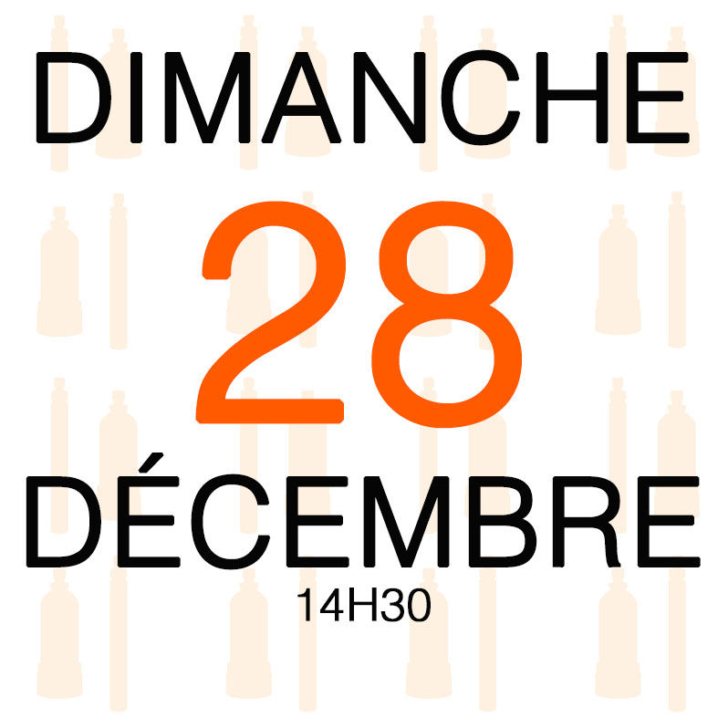 Atelier du Dimanche 28 décembre 2025, 14H30