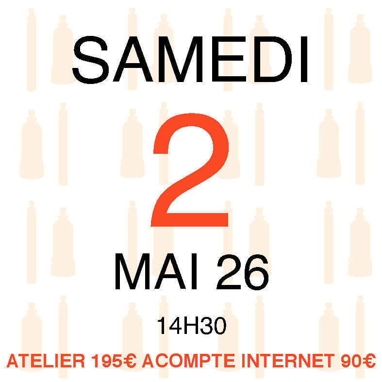 Atelier du Samedi 2 mai 2026, 14H30