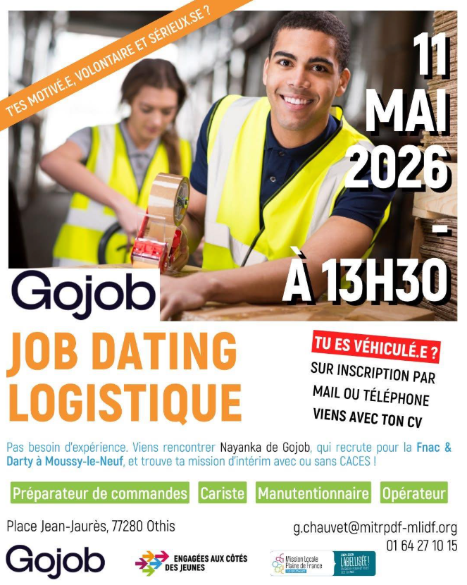 💼 [JOB DATING] – RECRUTEMENT LOGISTIQUE À PROXIMITÉ !