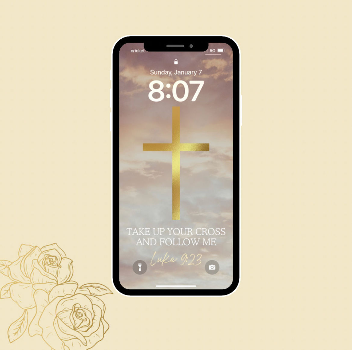 Luke 9:23 Phone Wallpaper