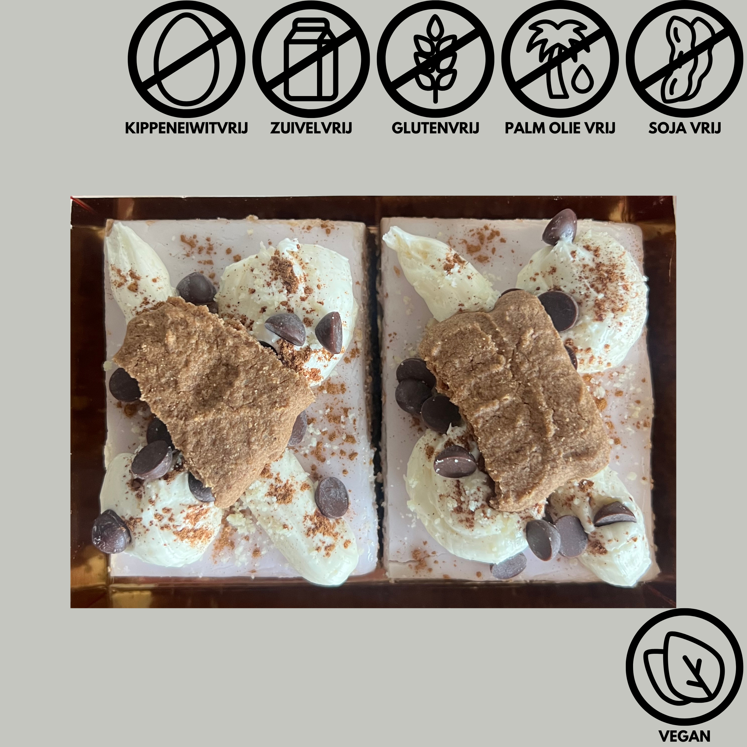 Oranjekoek met Crème en Chocolade Druppels